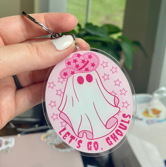Let’s Go Ghouls Keychain | Girly Halloween