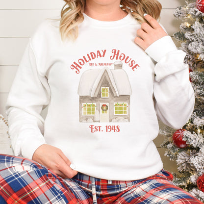 Holiday House Christmas Unisex Sweatshirt | Taylor Swift Christmas Sweatshirt
