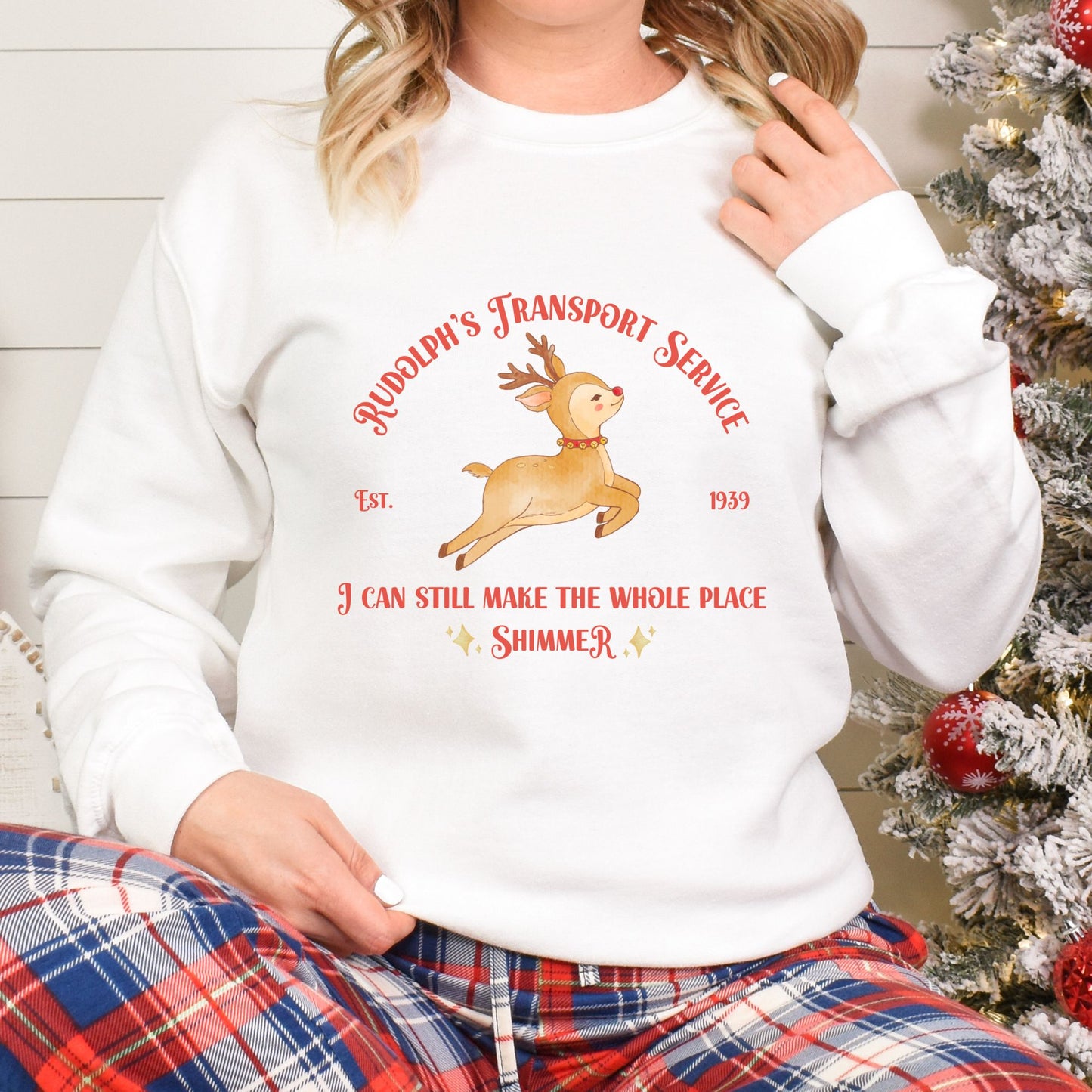 Rudolph's Transport Service Christmas Sweatshirt | Taylor Swift Christmas Sweatshirt
