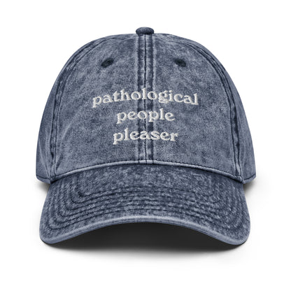 Pathological People Pleaser Vintage Cotton Twill Cap