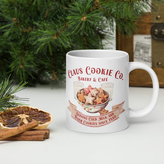 Cozy up with Claus Cookie Co. Christmas Mug - Perfect for the Holidays! (15oz and 20oz options)