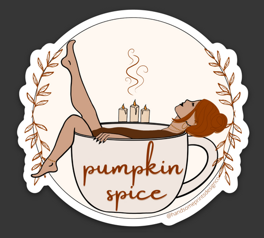 Pumpkin Spice Girl Sticker