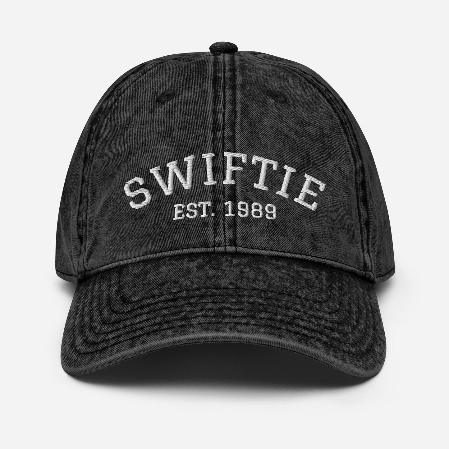 Swiftie Est. 1989 Vintage Cotton Twill Cap | Black, Blue, and Maroon Options | Taylor Swift Hat
