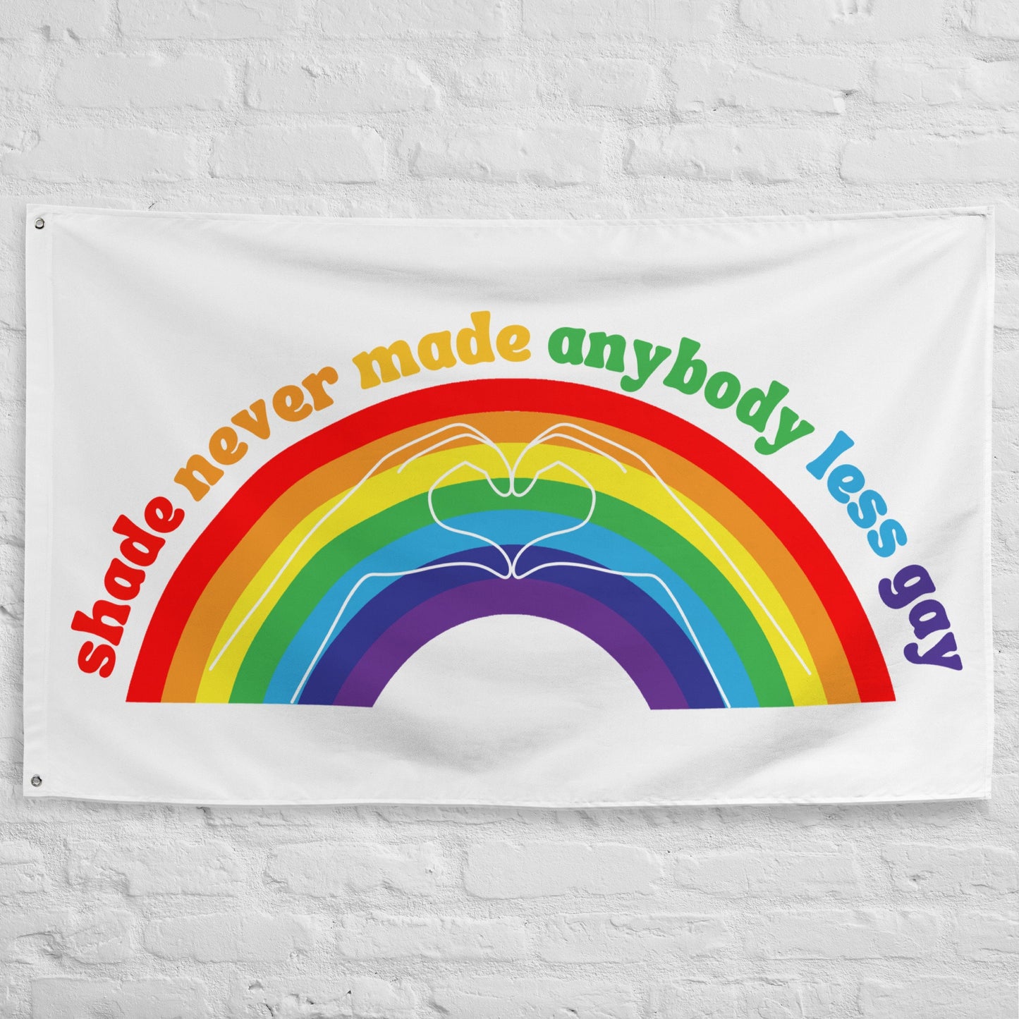 Shade Never Made Anybody Less Gay Flag | Taylor Swift Lover Flag | Pride Tapestry