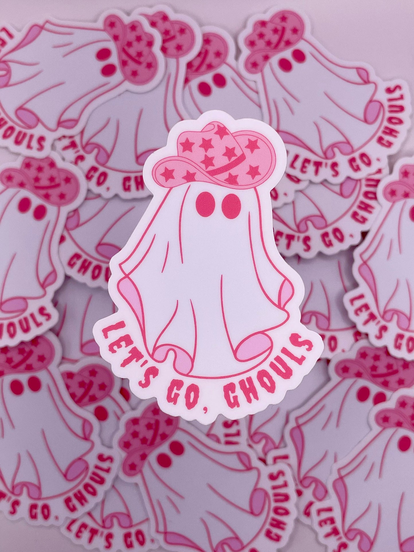 Lets Go Ghouls Halloween Sticker
