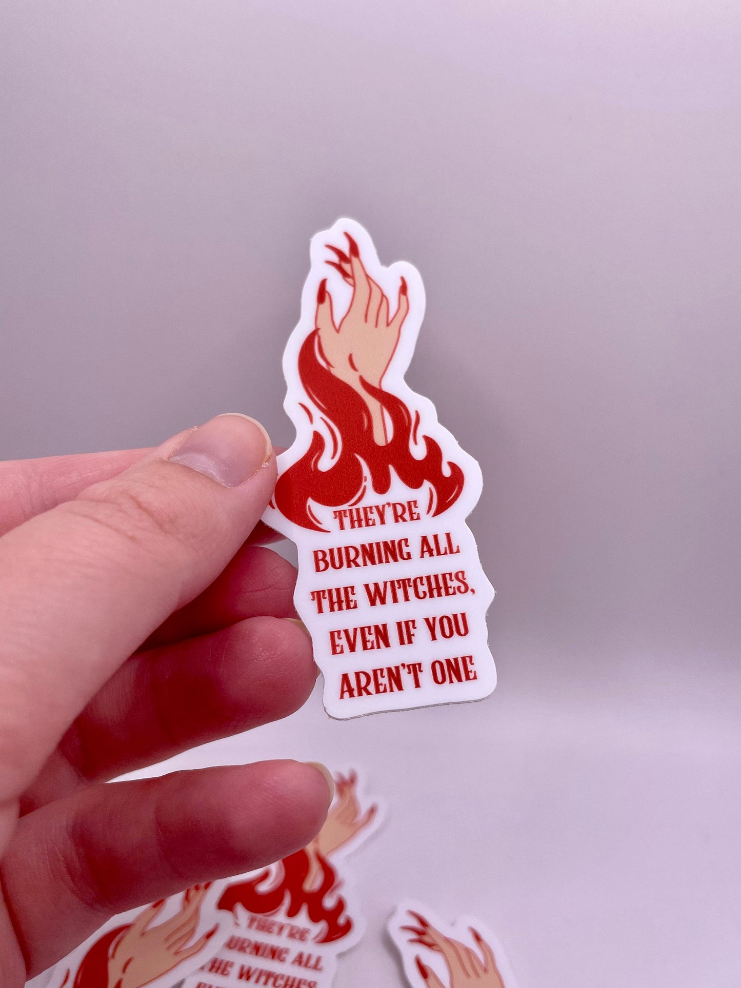 They're Burning all the Witches Even if You Aren't One Sticker | Taylor Swift Reputation Sticker