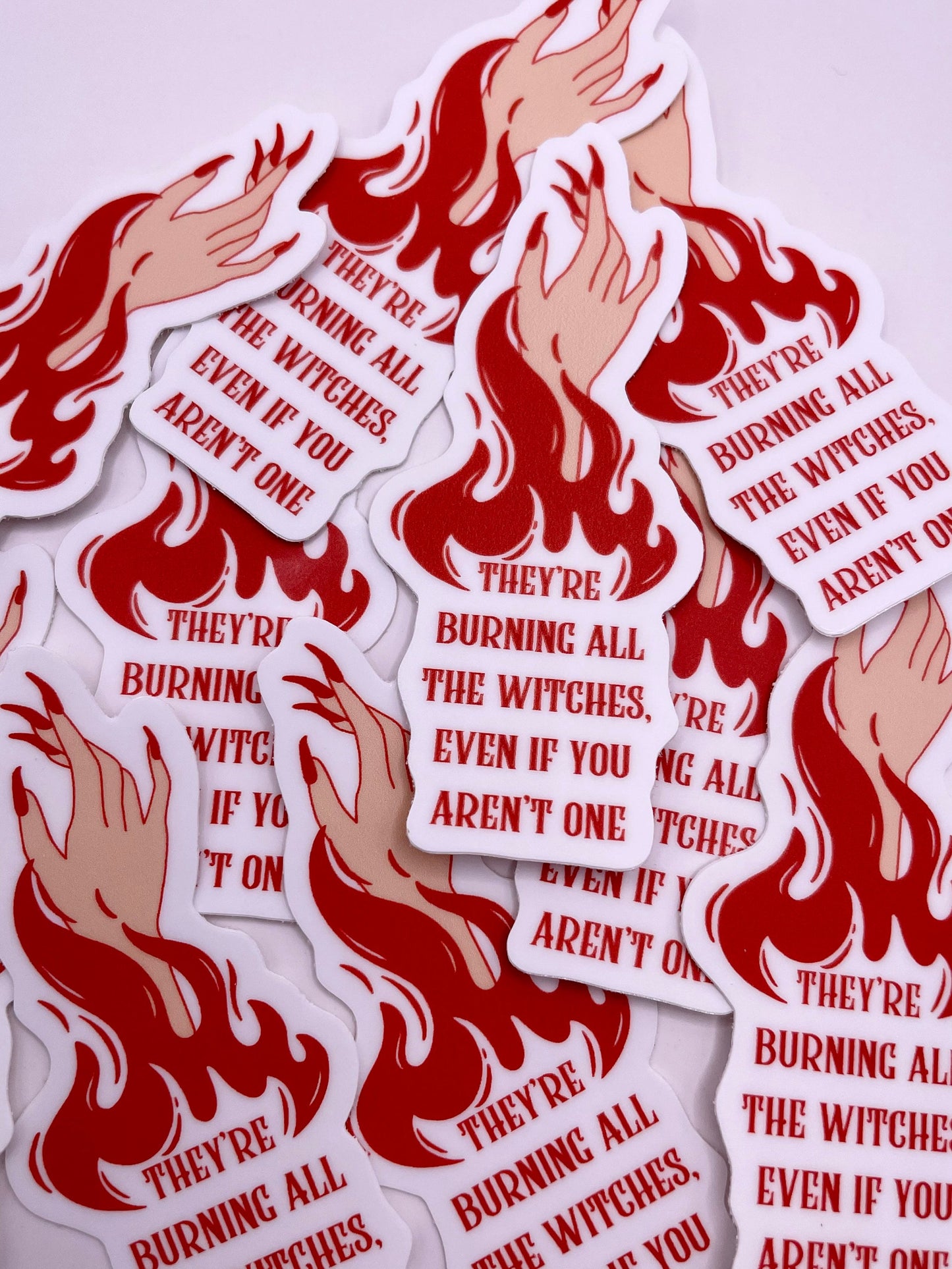 They're Burning all the Witches Even if You Aren't One Sticker | Taylor Swift Reputation Sticker