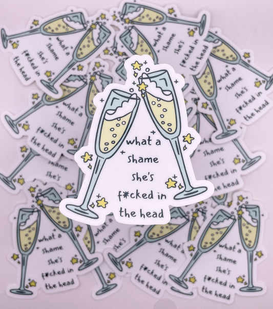 Champagne Problems Sticker | Taylor Swift Stickers