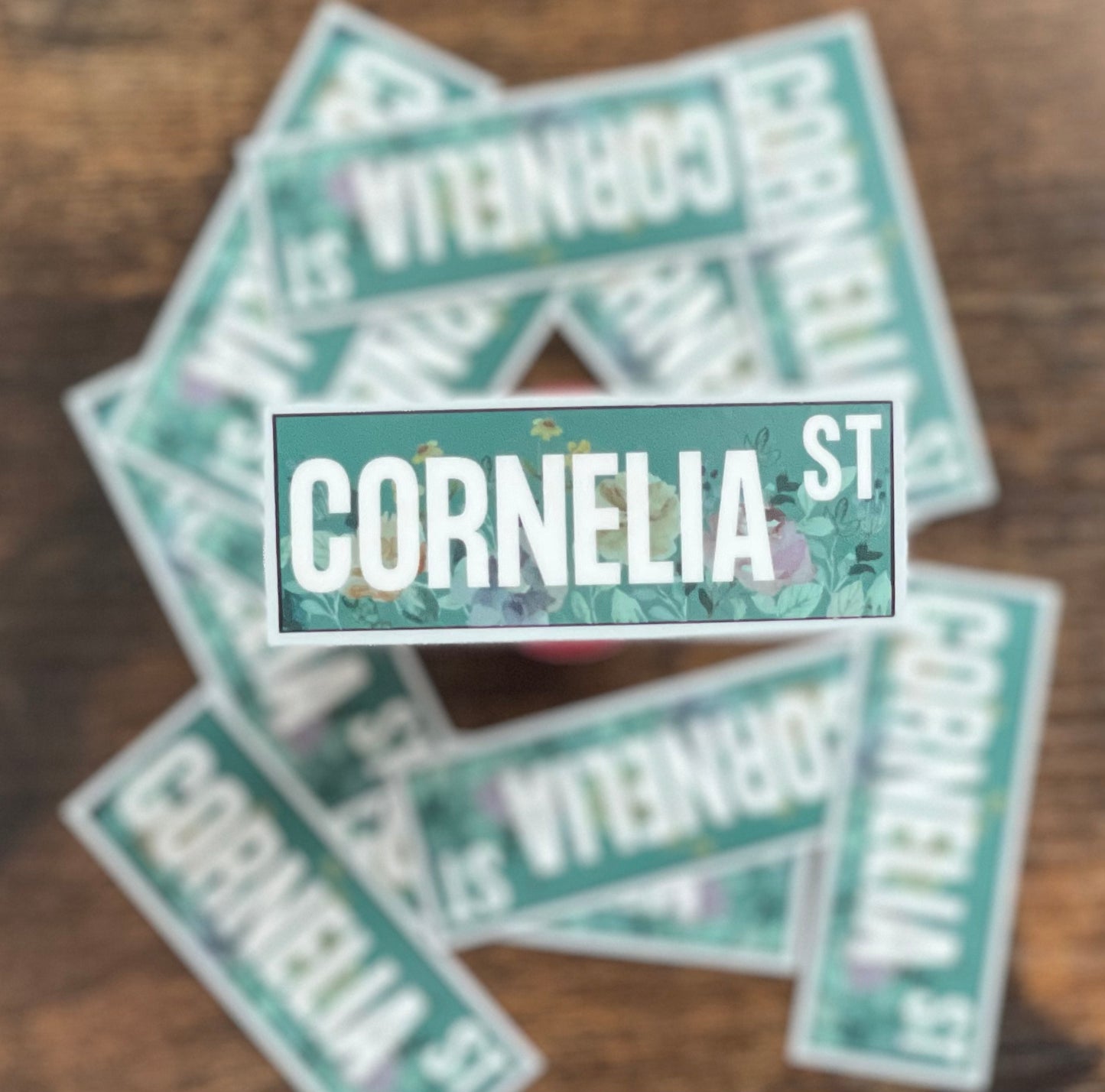 Cornelia Street Sign Sticker