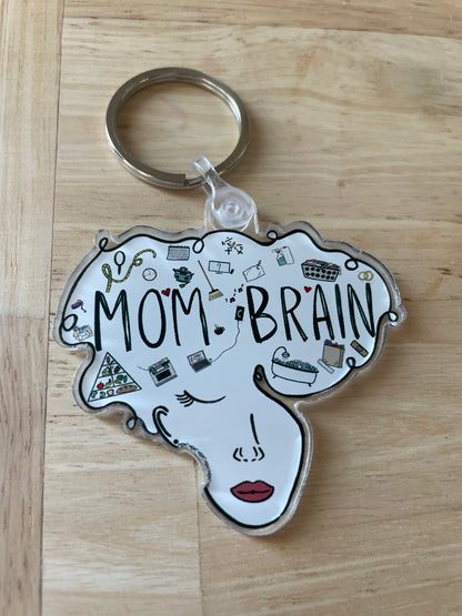 Mom Brain Keychain